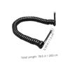 ARTIBETTER 12pcs Flexible Phone Line Cord for Landline Phones Coiled Cable Office Telephone Accessory Easy Installation Multifunctional Use view 2
