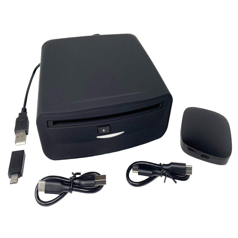 (AIE) VN-CDUSB-CP  Vehicle USB CD Player with Intelligent Wireless CarPlay Converter for use in Vehicles with CarPlay Enabled Radio and USB Input Port. Offers Easy Connection Plug & Play Install.