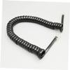 OSALADI 12pcs Coiled Phone Line Cord Home Office Landline Cord Flexible Telephone Connection for Landline Phones Tangle Design view 4