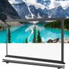 30" 40" 50" 60" 72" Home Theater Projector Screen Manual Pull Down, Outdoor Movie Screen, Wrinkle-Free Portable Projection Screen view 1