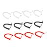 DOITOOL 12pcs Coiled Phone Wire for Landline Flexible Telephone Cord Office Home Telephone Connection Cable Curly Cable Tangle Design view 1