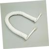DOITOOL 12pcs Coiled Phone Wire for Landline Flexible Telephone Cord Office Home Telephone Connection Cable Curly Cable Tangle Design view 4