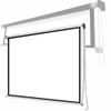 40" 50" 60" Projector Screen Manual Pull Down Projector Movie Screen 16:9 Portable Projection Screen for Office Home Movie Theater view 1