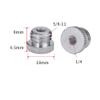 Aluminum Alloy Screw Adapter Female to Male Repair Screw for Camera Tripod, 1/4 to 5/8 view 4