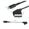 Happyyami Scart to Video Adapter 1m Direct Conversion Line for Tv DVD Scart to No Driver Needed Compact Design view 4