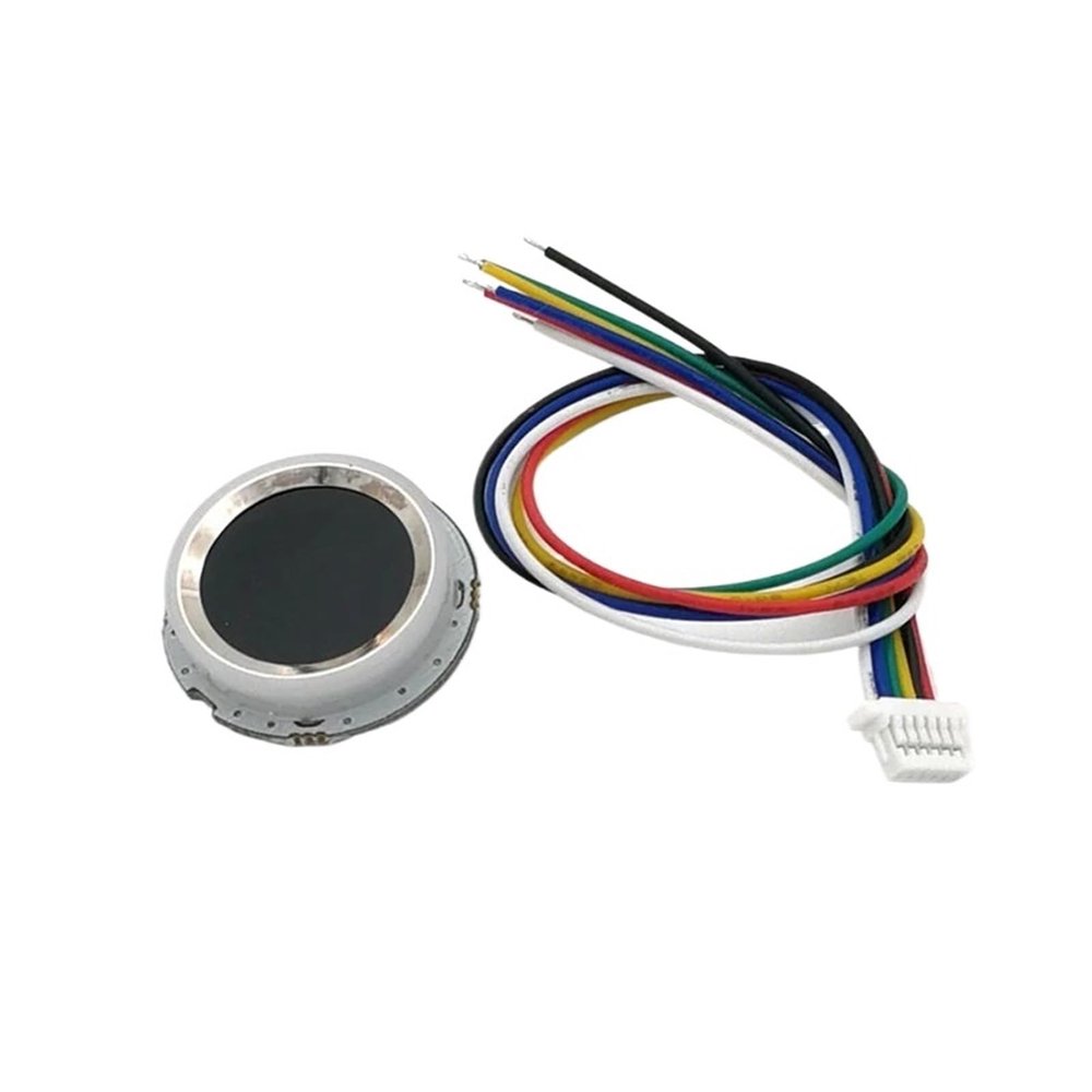 for R502-A RGB Control Small Thin Circular DC3.3V SH1.0-6pin Capacitive Fingerprint Module Sensor Scanner
