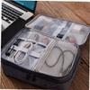 balacoo 3-layer Waterproof Data Cable Storage Bag Tech Bag Organizer for Travel Electronics Accessories Organizer Cord view 4