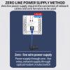 110V 220V Wall - Mounted Smart WiFi Router - 1000Mbps High - Speed AP with Relay Function (Black) view 3