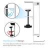 IFCASE Adjustable Desk Side Laptop Mount Holder with Headphone Hook, No Drill Desk Storage Organizer (White) view 3