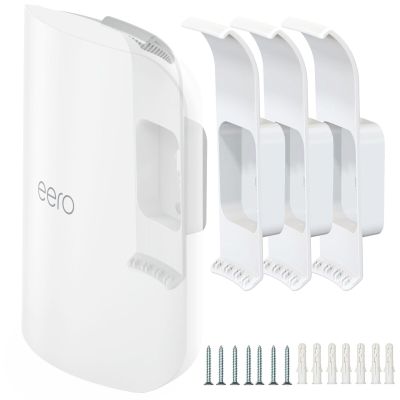 Mamerry Wall Mount Bracket for eero Pro 7 Router - Space-Saving Tri-Band Wi-Fi 7 Mesh System Accessory, Easy Installation Compatible with eero Pro 7(3 Pack)