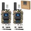 4G LTE PoC Radio 4-Pack, Global Unlimited Range Walkie Talkies 5000+ Miles, Nationwide Long Distance Two-Way Radios with Built-in SIM Card, 12-Month Data Plan Included for Truck Fleet & Construction view 1