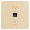 110V 220V Wall - Mounted Smart WiFi Router - 1000Mbps High - Speed AP with Relay Function (Golden) view 1