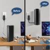 PETIMETI Wall Mount Bracket for Nighthawk WiFi 7 Router, Aluminum Alloy Wall Mount Holder Compatible with Nighthawk RS90 RS100 RS150 RS200 RS280S RS300 RS500 RS600 RS700S BE17000 BE19000 (1 Pack) view 4
