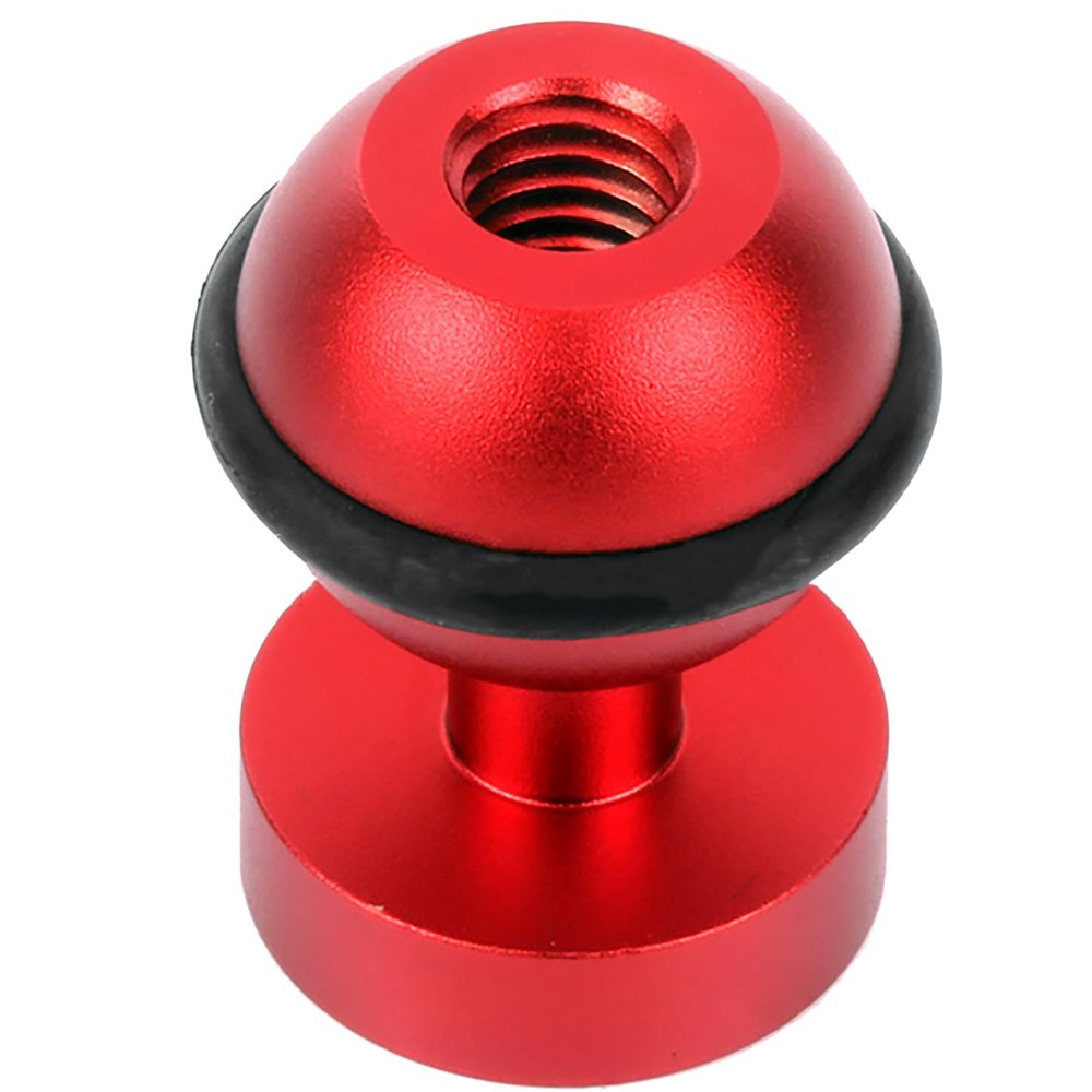 1" Ball Adapter Universal Ball Joint Mount with 1/4" 3/8" Screw Hole for Camera Underwater Photography Flashlight Accessory