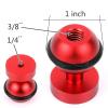1" Ball Adapter Universal Ball Joint Mount with 1/4" 3/8" Screw Hole for Camera Underwater Photography Flashlight Accessory view 2