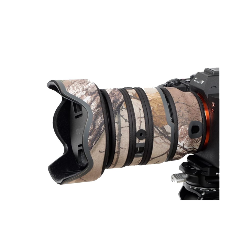 Lens Cover for Sony FE 24-70mm F/2.8 GM II Camouflage Camera Lens Protection Sleeve (Color #Jungle Camouflage - Waterproof) Rain Cover