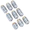 Microscope Kit Metallographic Microscope Long Working Distance Flat Field achromatic Objective PL L 5 10 20 40 50 60 80 100X Dry Lens Microscope Lens Adapters(10X) view 4