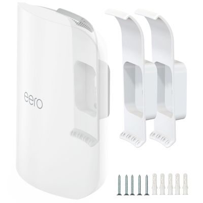 Mamerry Wall Mount Bracket for eero Pro 7 Router - Space-Saving Tri-Band Wi-Fi 7 Mesh System Accessory, Easy Installation Compatible with eero Pro 7(2 Pack)