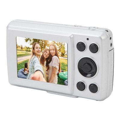 2.4 in Portable Camera 16X Digital Zoom 1080P 16MP Auto Focus Digital Camera for Photography Video (Silver Grey)