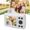 2.4 in Portable Camera 16X Digital Zoom 1080P 16MP Auto Focus Digital Camera for Photography Video (Silver Grey) view 2
