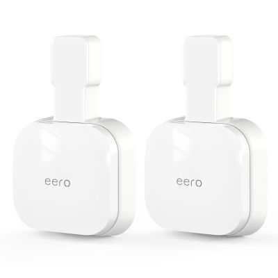 Outlet Wall Mount for eero 7, Stand Bracket Holder Compatible with eero 7 Dual-Band Mesh Wi-Fi 7 Router Extender, No Messy Wires, Space Saving(2 Pack)