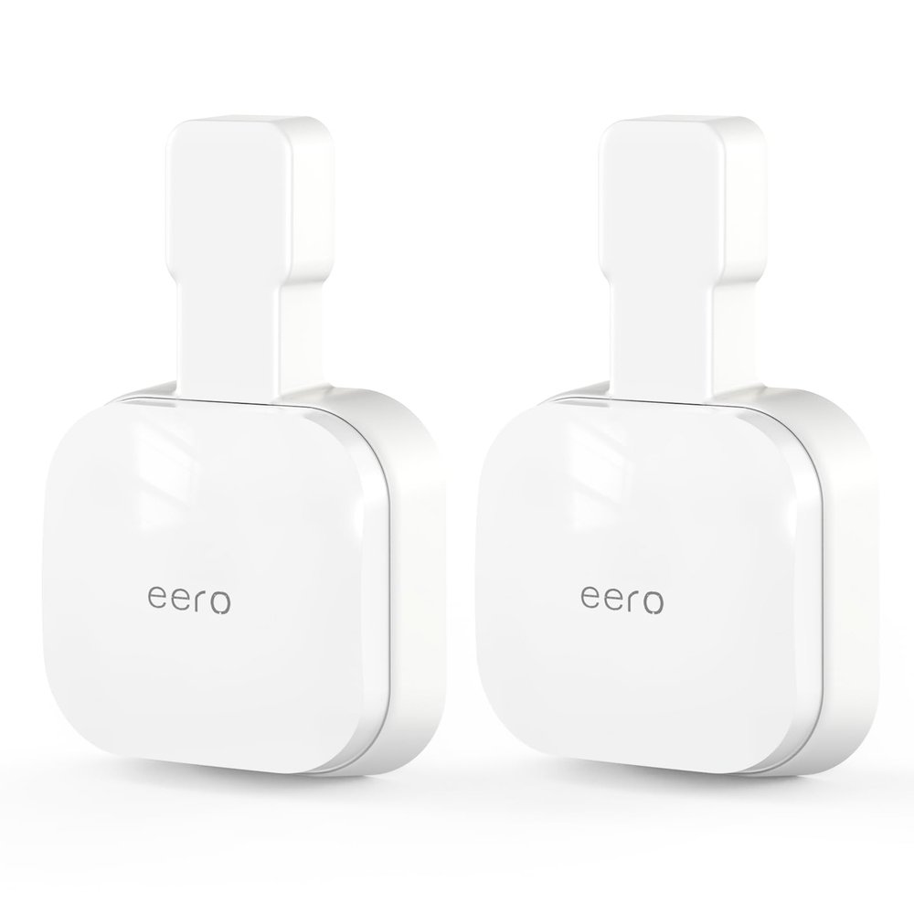 Outlet Wall Mount for eero 7, Stand Bracket Holder Compatible with eero 7 Dual-Band Mesh Wi-Fi 7 Router Extender, No Messy Wires, Space Saving(2 Pack)