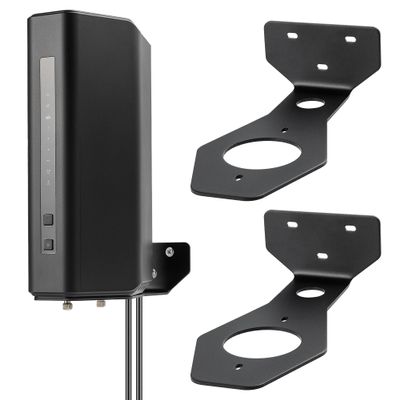 PETIMETI Wall Mount Bracket for Nighthawk WiFi 7 Router, Aluminum Alloy Wall Mount Holder Compatible with Nighthawk RS90 RS100 RS150 RS200 RS280S RS300 RS500 RS600 RS700S BE17000 BE19000 (2 Pack)