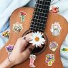 100pcs Flower Stickers for Girl, Cute Floral Aesthetic Waterproof Vinyl Decal for Kids Teen Adult Water Bottle Laptop Phone Computer Skateboard Luggage Notebook (Flower) view 3