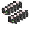10 Pack Compatible TZ White 231 Label Tape for TZE 231 12mm 24mm Label Maker Ribbon for Machines(Red on White) view 1