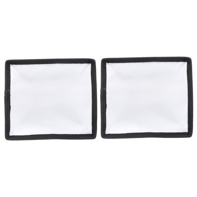 Mipcase 2pcs Diffuser Sock Foldable Soft Light Cover for Photography Live Streaming Video Recording Professional Reflective Material for Strobe Flash and Light