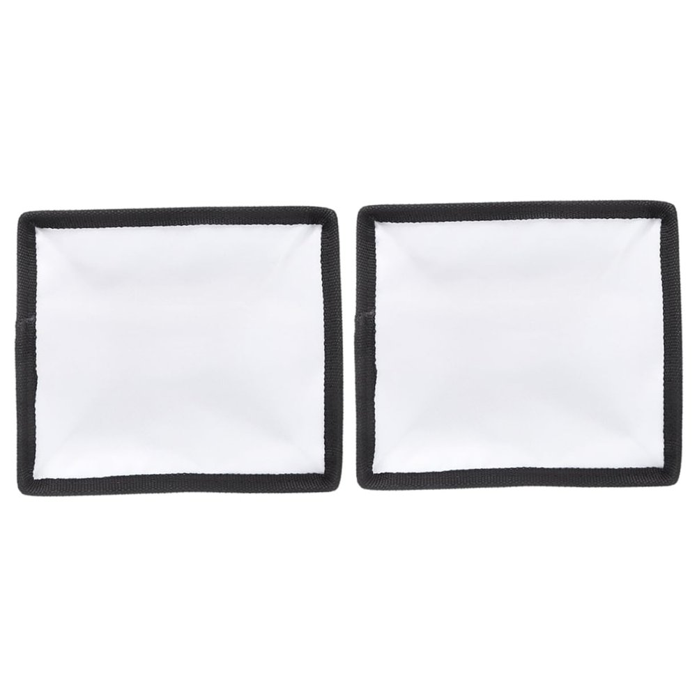 Mipcase 2pcs Diffuser Sock Foldable Soft Light Cover for Photography Live Streaming Video Recording Professional Reflective Material for Strobe Flash and Light