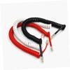 DIYEAH 12PCS 2m Coiled Phone Receiver Cable for Landline Phones Curly Telephone Cord for Use view 4