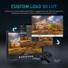 FEELWORLD FVM215 21.5 Inch 1000nit High Bright Production Broadcast Studio Monitor with Waveform LUT 8 Bit Color Depth 4K60Hz HDMI 3G-SDI in and Out view 3