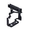 Bognajin Aluminum Alloy Camera Cage with Handle for FUJIFILM X S10, Lightweight Design, Multiple Screw Holes, Cold Shoe Interface, Fast Disassembly, Stable Support for Video view 3