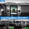 12.1" QLED Radio for Ford Expedition 2015 2016 2017 Upgrade,8Core CPU,CarPlay Android Auto Ready,Support 4G LTE,Touch Screen Stereo view 2