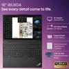 Lenovo ThinkPad E16 Gen 1 Business Laptop Computer, 16GB RAM, 1TB PCIe SSD, 13th Gen Intel 10-Core i5-1335U (Beat i7-1255U), 16" FHD+, WiFi 6, Thunderbolt 4, Windows 11 Pro, Vent-Hear view 3