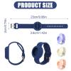 4pcs Waterproof Wristbands for Airtag Kids, Soft Silicone Baseball Basketball Football Watch Bracelet Holder Case Cover Watch Band for GPS Tracking Tagging Compatible with Apple Airtag view 2