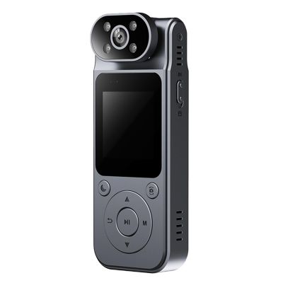 L19 Body Worn Camera 1080P High Resolution With Back And Rotatable Lens For Journalists And Adventurers