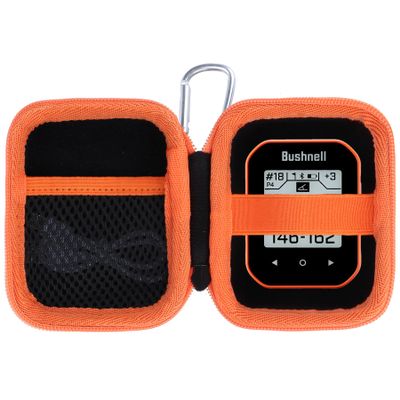 Lebakort Storage Case Compatible with Bushnell Golf Phantom 3 2 Slope/Izzo Swami KISS 2.0 Handheld Golf GPS Ragnefinder (Orange Case)