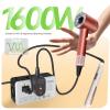 1600W 220V to 110V Converter for European International Travel, Universal Power Plug Adapter Voltage Converter US to Europe, Plug & Play, No Limitations - Power Any American Appliances Overseas view 2