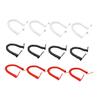DIYEAH 12pcs Sturdy Landline Phone Accessory Coiled Telephone Receiver Cable Easy Replacement Cord view 1