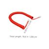 DIYEAH 12pcs Sturdy Landline Phone Accessory Coiled Telephone Receiver Cable Easy Replacement Cord view 2