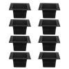 WHAMVOX 8pcs Loudspeaker Handle Pulls Replacement Handles for Stage Box Drawer Cabinet Pulls view 1