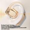 Sanpyl AI Translation Earbuds Real Time, Wireless Bluetooth Language Translator Earbuds, Support Active Noise Reduction, for Outdoor Travel and Business Negotiations (Brown) view 2