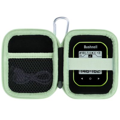 Lebakort Storage Case Compatible with Bushnell Golf Phantom 3 2 Slope/Swami KISS 2.0 Handheld Golf GPS Ragnefinder (Neon Green Case)