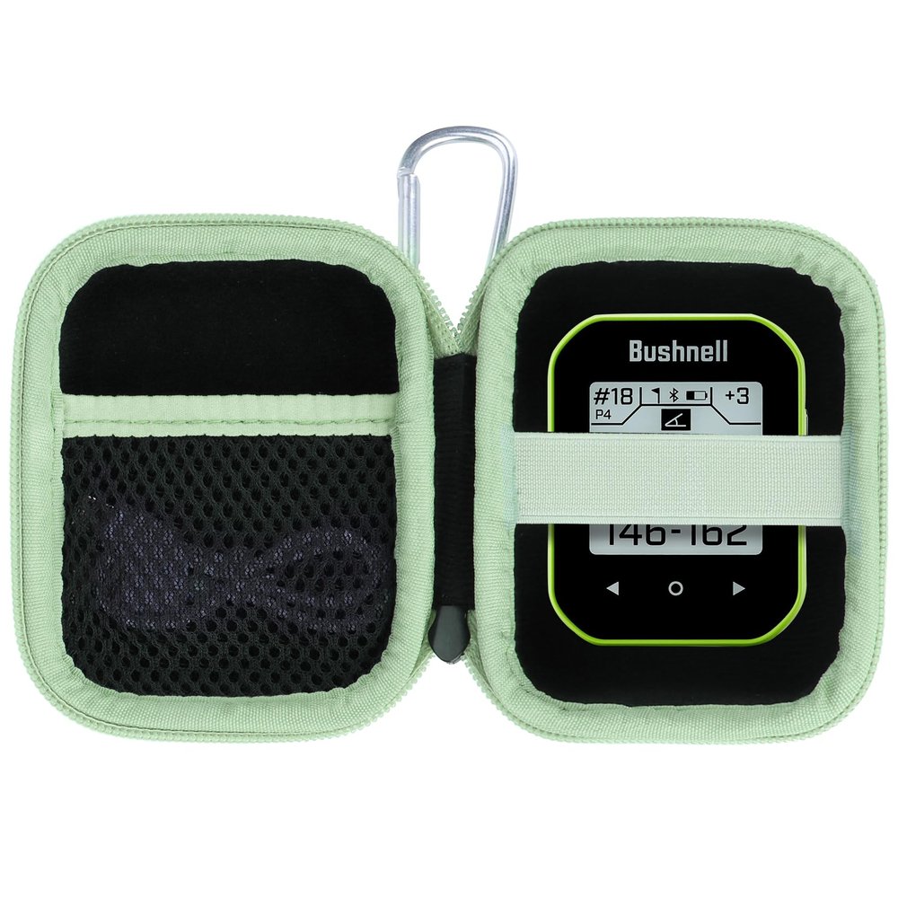 Lebakort Storage Case Compatible with Bushnell Golf Phantom 3 2 Slope/Swami KISS 2.0 Handheld Golf GPS Ragnefinder (Neon Green Case)