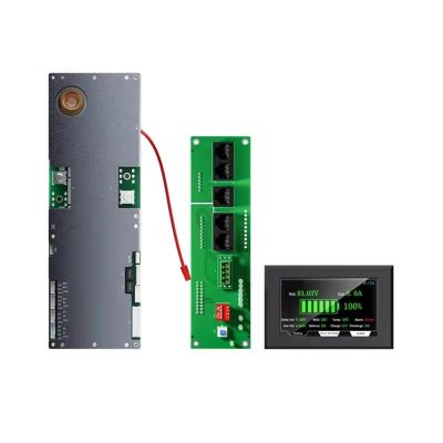 LDHJBNAC Inverter JK-PB1A16S10P 100A 8S-16S 24V 48V Lifepo4 Li-ion LTO Home Energy Storage 1A Active(JK-PB1A16S10PX4.3)
