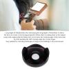 72MM 0.3X HD Wide Angle Fisheye Lens with Hood, Long Depth of Field Fisheye Lens for Camera Camcorder view 2