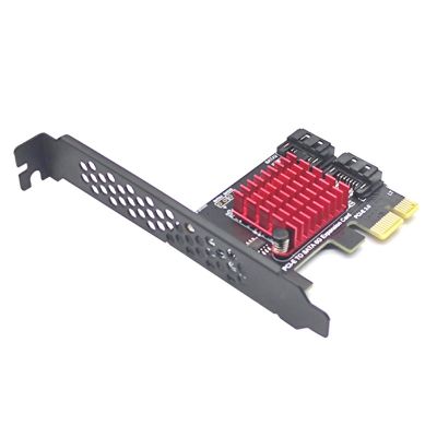 jiingekk PCIE 1X GEN3 To SATA3.0 Full Speed Expansion Card 2 Port 6Gbps Transfer Expansion Hard Disk JMB582 Chip Expansion Card