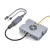 Starlink Mini PoE Splitter Kit, 350W Starlink Gen 3 PoE, 52V/6A DC, USB-A & Type-C, 9-36V Input, Enhanced GigE & ESD Protection for Starlink Mini/Standard (V4) Dishy, Smart Cooling | Rugged Metal Case view 1